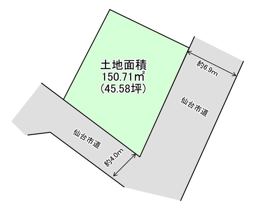 151 m² land in Taihaku Ward, Sendai, Miyagi - Photo 1