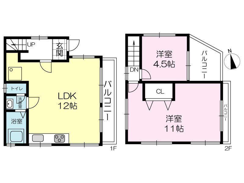 2LDK house in Tarumi Ward, Kobe, Hyogo - Photo 1
