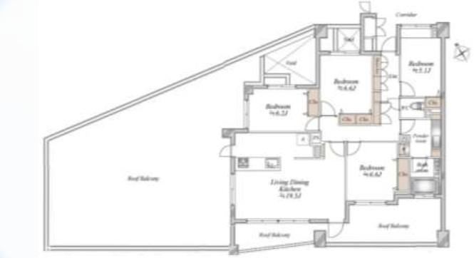4LDK apartment in Asao Ward, Kawasaki, Kanagawa - Photo 1
