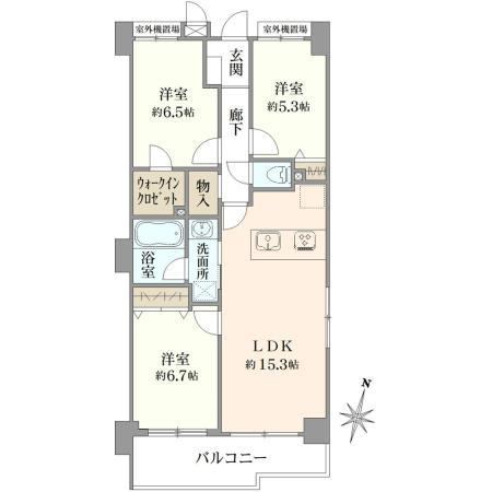 3LDK apartment in Minami Ward, Saitama - Photo 1