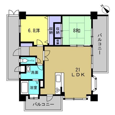 2LDK apartment in Hatsukaichi, Hiroshima - Photo 1