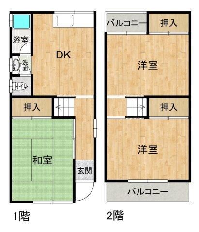 3DK house in Abeno Ward, Osaka - Photo 1
