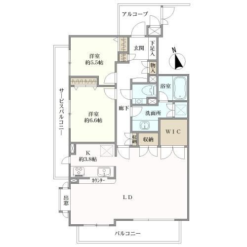 2LDK apartment in Tempaku Ward, Nagoya, Aichi - Photo 1