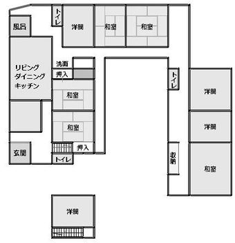 9LDK house in Mitoyo
