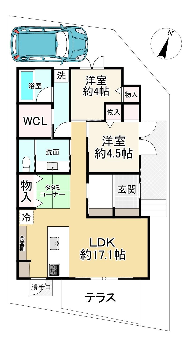 2LDK house in Neyagawa, Osaka - Photo 1