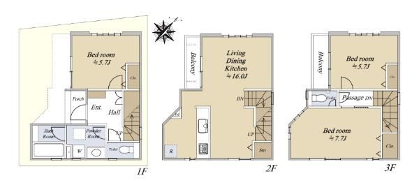 3LDK house in Koto Ward, Tokyo - Photo 1