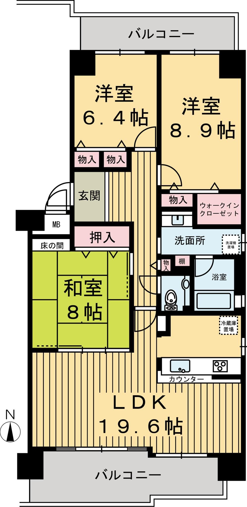 3LDK apartment in Takarazuka, Hyogo - Photo 1