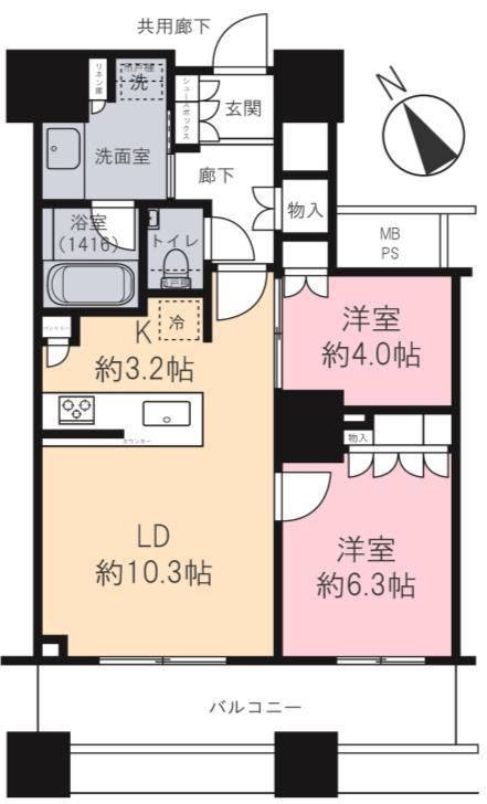 2LDK apartment in Shinjuku Ward, Tokyo - Photo 1