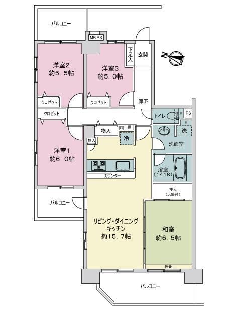 4LDK apartment in Edogawa Ward, Tokyo - Photo 1