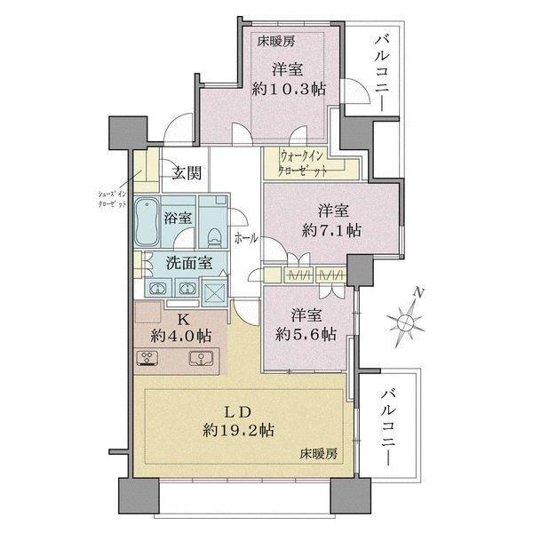 3LDK apartment in Miyakojima Ward, Osaka - Photo 1