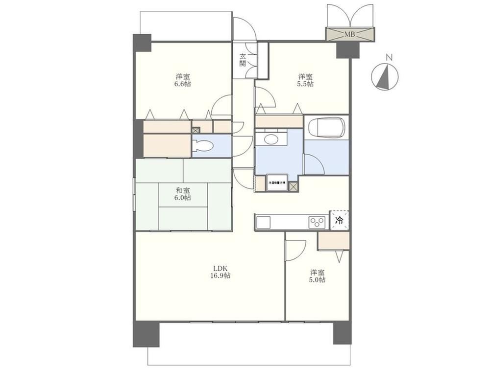 4LDK apartment in Togitsu, Nishisonogi District, Nagasaki - Photo 1