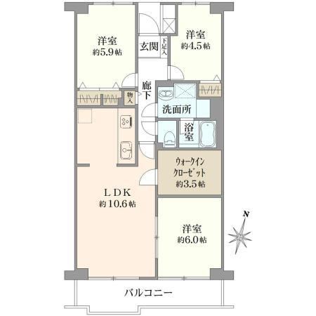 3LDK apartment in Hiratsuka, Kanagawa - Photo 1