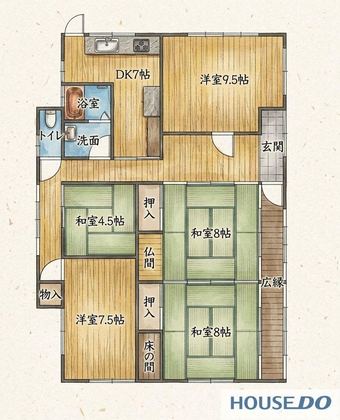 5DK house in Namegata