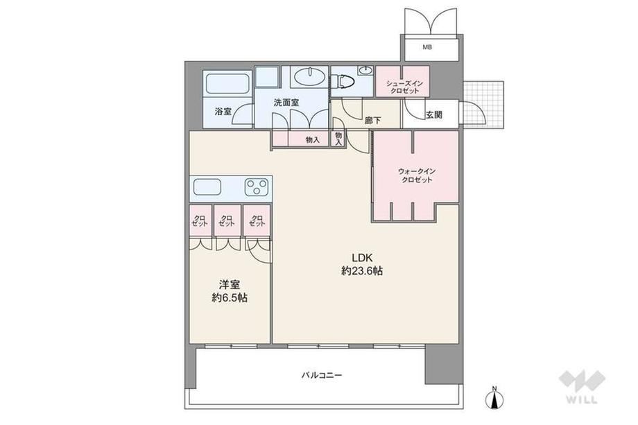 1LDK apartment in Chuo Ward, Osaka - Photo 1