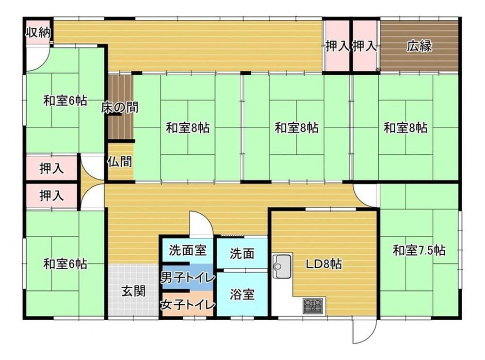6DK house in Yanagawa, Fukuoka - Photo 1