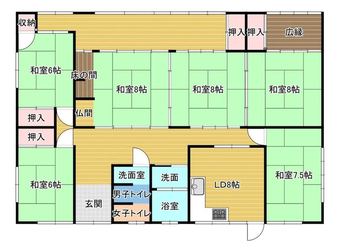6DK house in Yanagawa