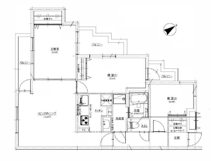 3LDK apartment in Machida, Tokyo - Photo 1