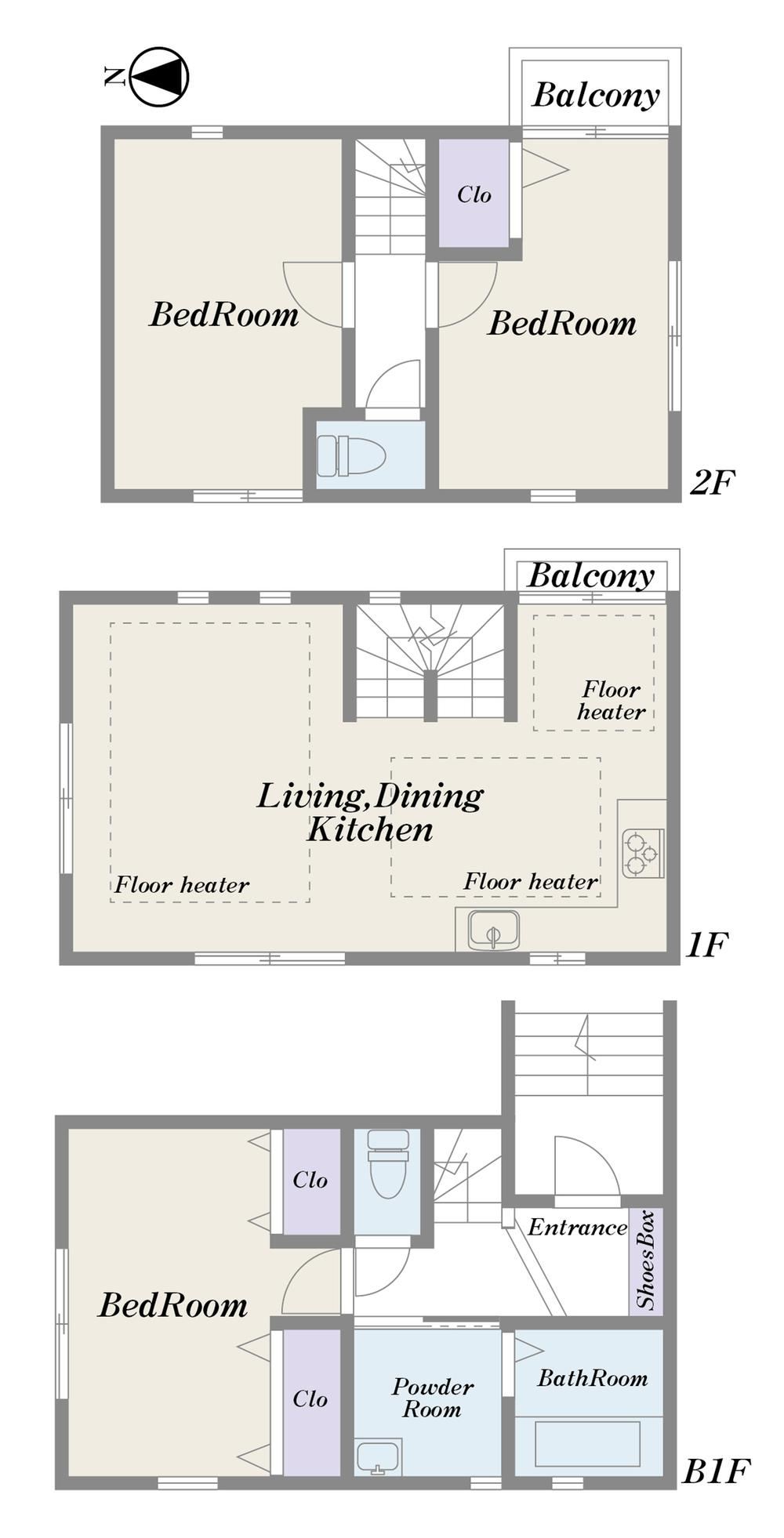 3LDK house in Setagaya Ward, Tokyo - Photo 1