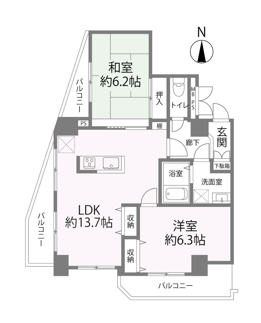 2LDK apartment in Adachi Ward, Tokyo - Photo 1