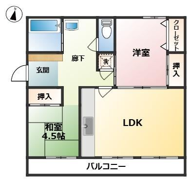 2LDK apartment in Suruga Ward, Shizuoka - Photo 1
