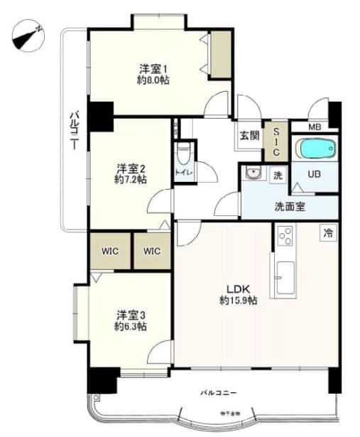 3LDK apartment in Higashi Ward, Fukuoka - Photo 1