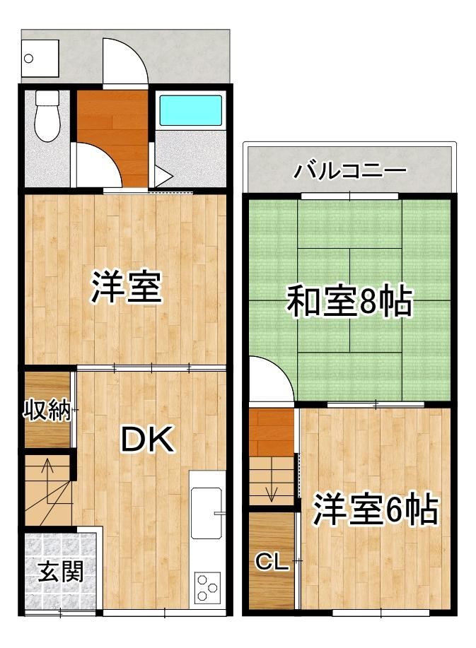 3DK house in Fushimi Ward, Kyoto - Photo 1