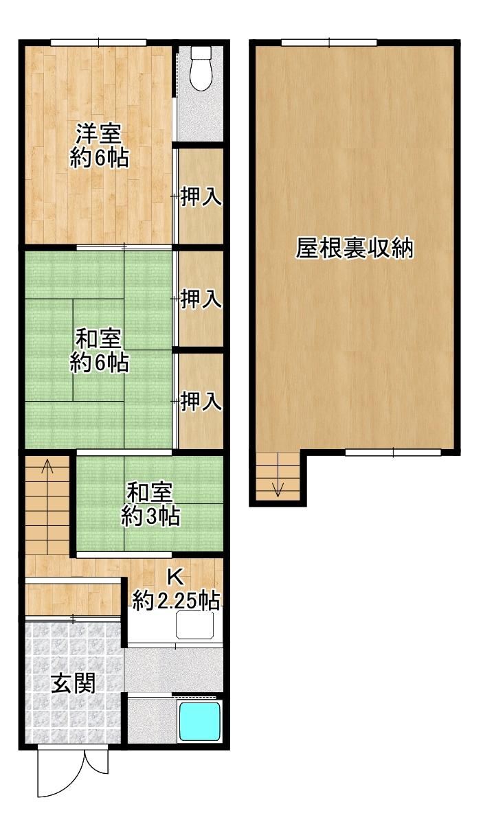 3DK house in Moriguchi, Osaka - Photo 1