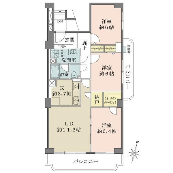 3LDK apartment in Setagaya Ward, Tokyo - Photo 1