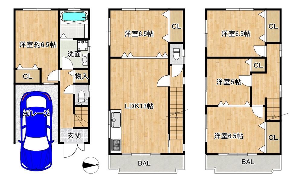 5LDK house in Joto Ward, Osaka - Photo 1
