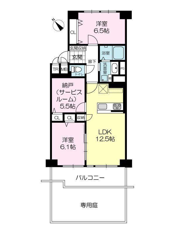 2LDK+S apartment in Suita, Osaka - Photo 1