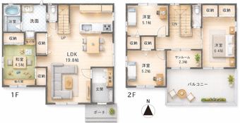 4LDK+S house in Fukuroi