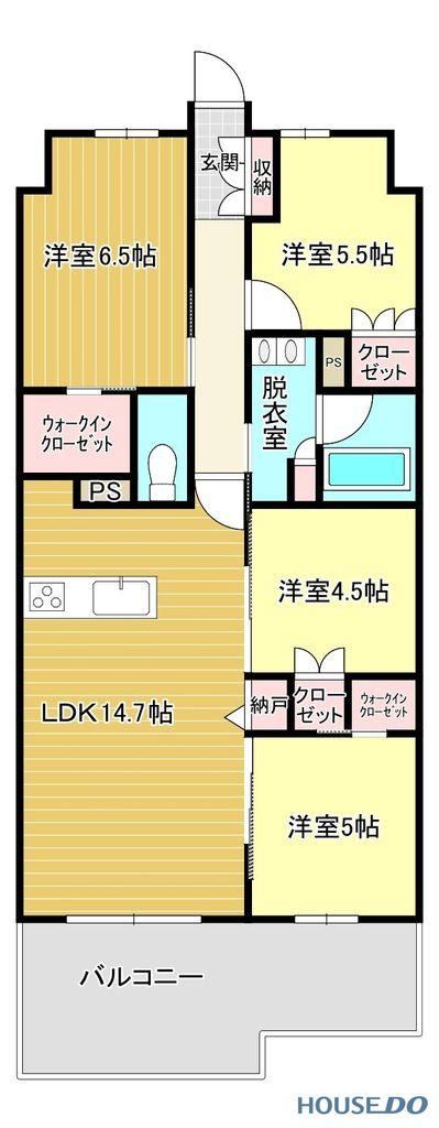 4LDK apartment in Ushiku, Ibaraki - Photo 1