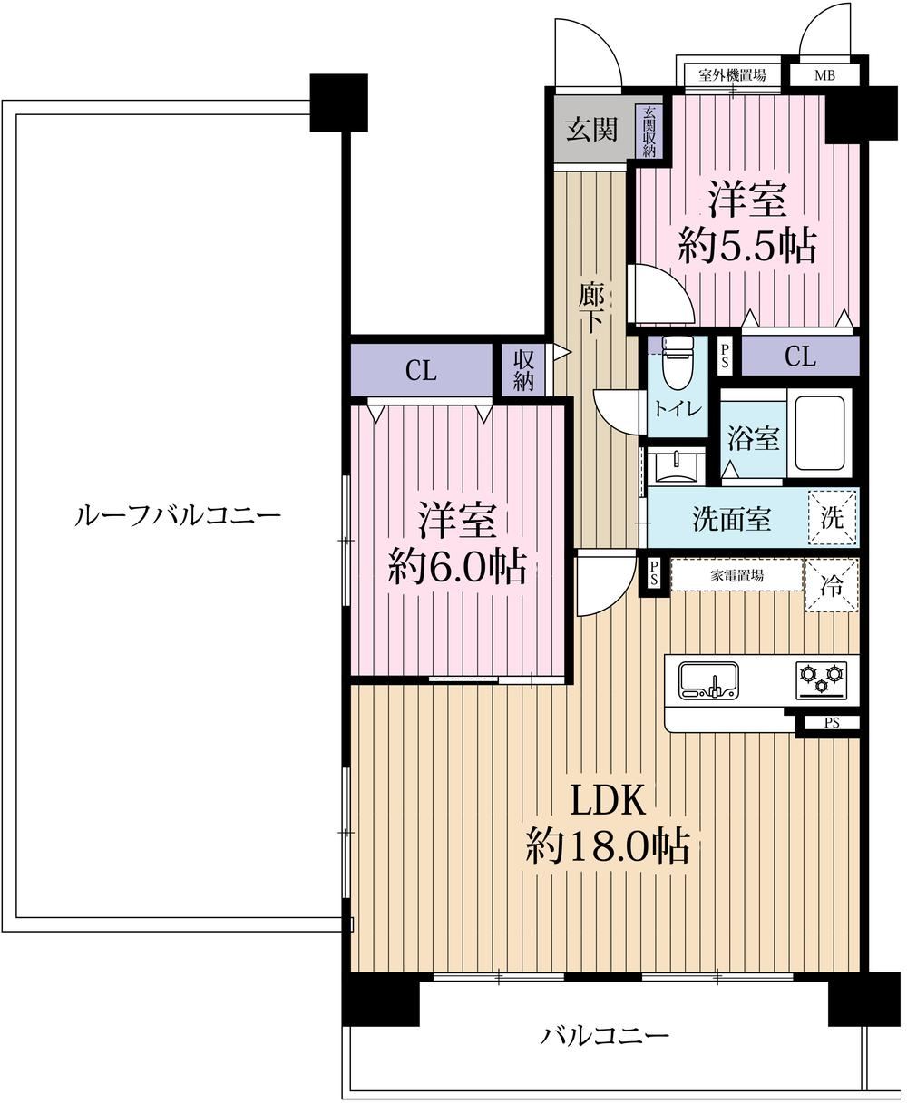 2LDK apartment in Suita, Osaka - Photo 1
