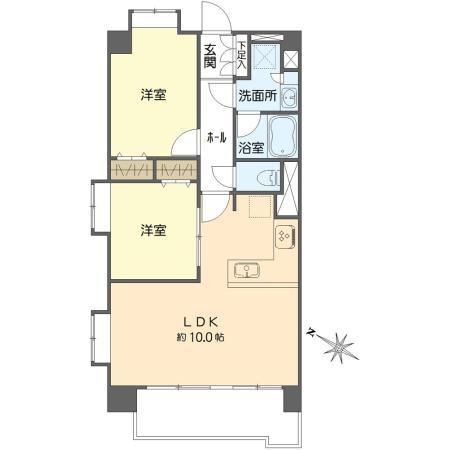 2LDK apartment in Konan Ward, Yokohama, Kanagawa - Photo 1