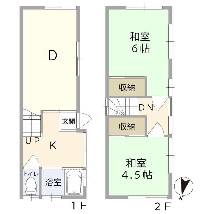 2DK house in Ota Ward, Tokyo - Photo 1