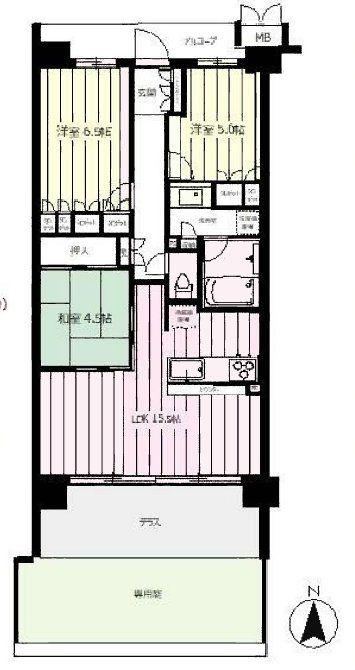 3LDK apartment in Saiwai Ward, Kawasaki, Kanagawa - Photo 1
