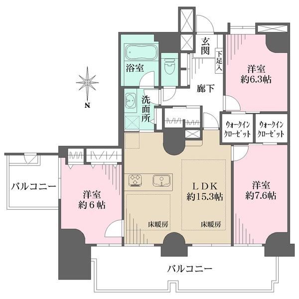 3LDK apartment in Kawaguchi, Saitama - Photo 1