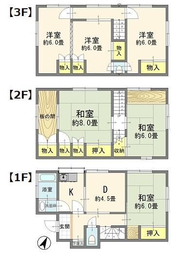 6DK house in Itabashi Ward, Tokyo - Photo 1