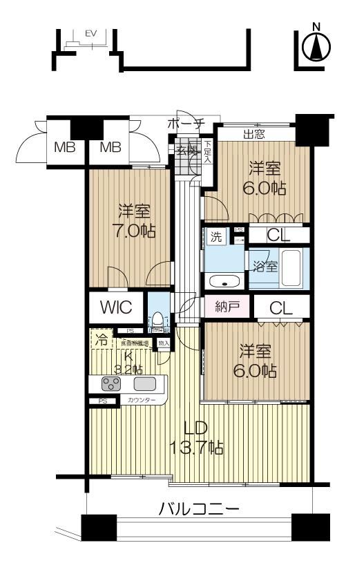 3LDK apartment in Aoba Ward, Sendai, Miyagi - Photo 1