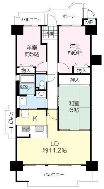 3LDK apartment in Nishiyodogawa Ward, Osaka - Photo 1