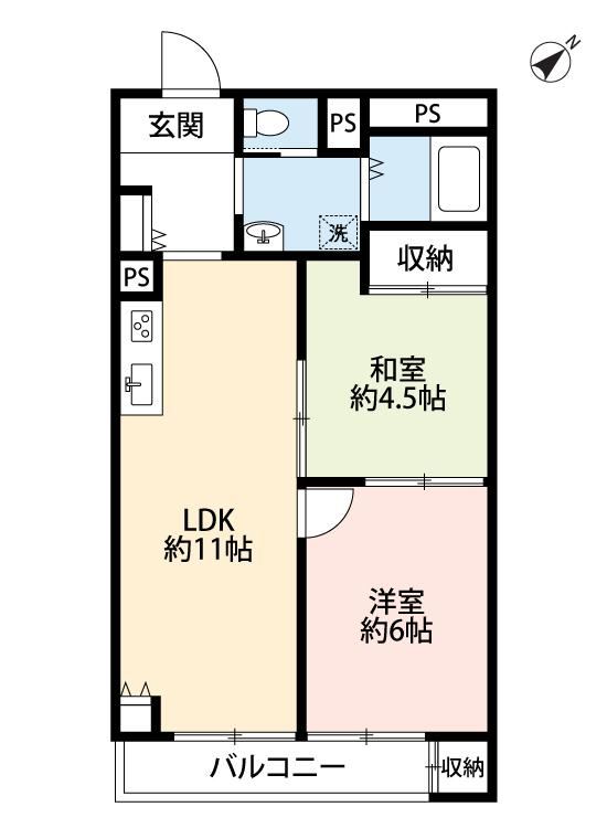 2LDK apartment in Funabashi, Chiba - Photo 1