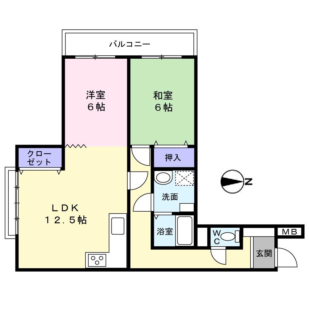 2LDK apartment in Nagaokakyo, Kyoto - Photo 1