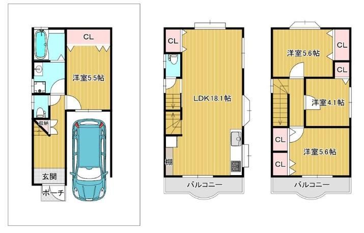 4LDK house in Higashiosaka, Osaka - Photo 1