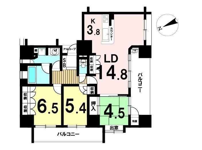 3LDK apartment in Ichinomiya, Aichi - Photo 1