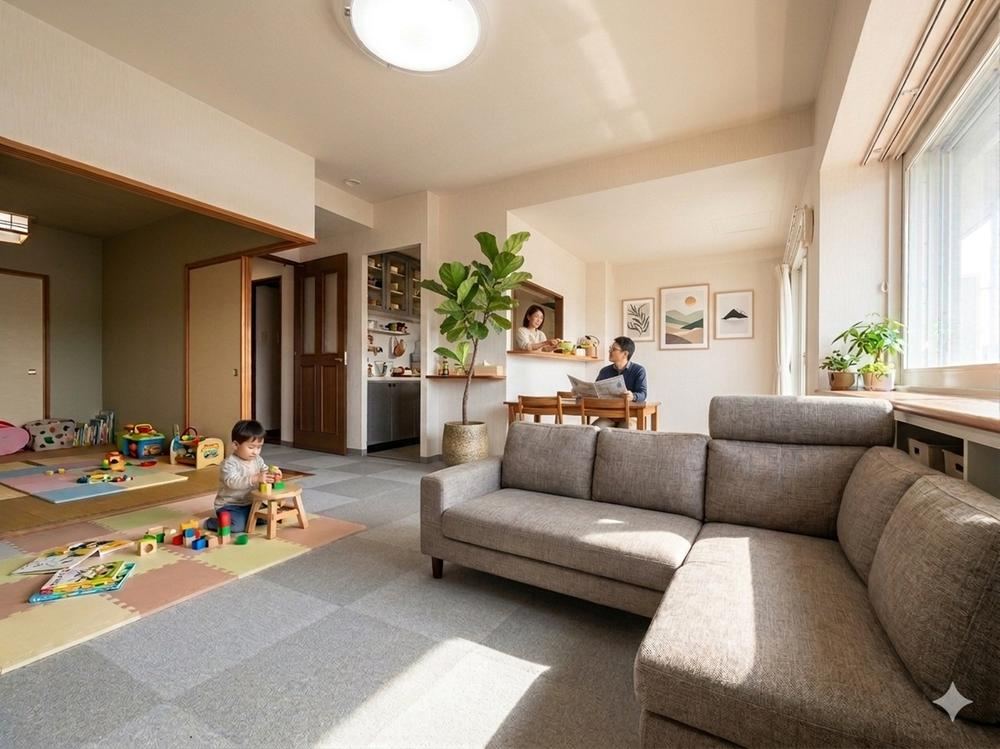 3LDK apartment in Kita Ward, Sapporo, Hokkaido - Photo 1