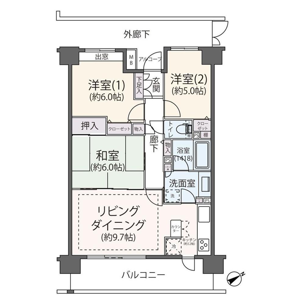 3LDK apartment in Fujisawa, Kanagawa - Photo 1