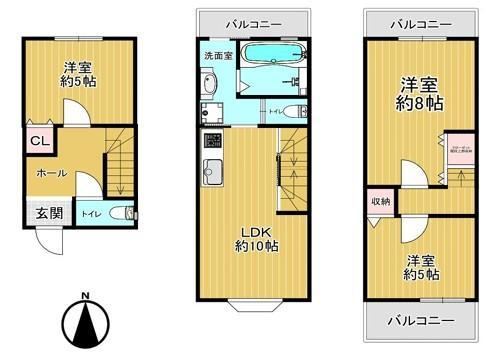 3LDK house in Taisho Ward, Osaka - Photo 1