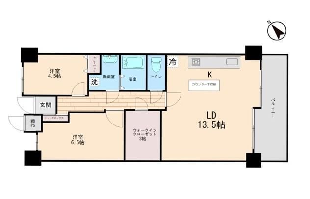 2LDK apartment in Higashi Ward, Hiroshima - Photo 1