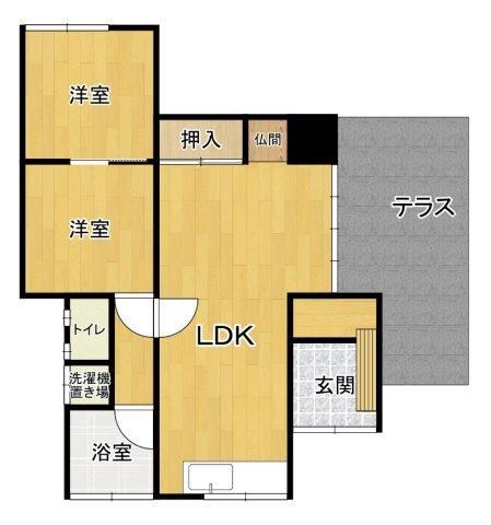2LDK house in Yahatanishi Ward, Kitakyushu, Fukuoka - Photo 1