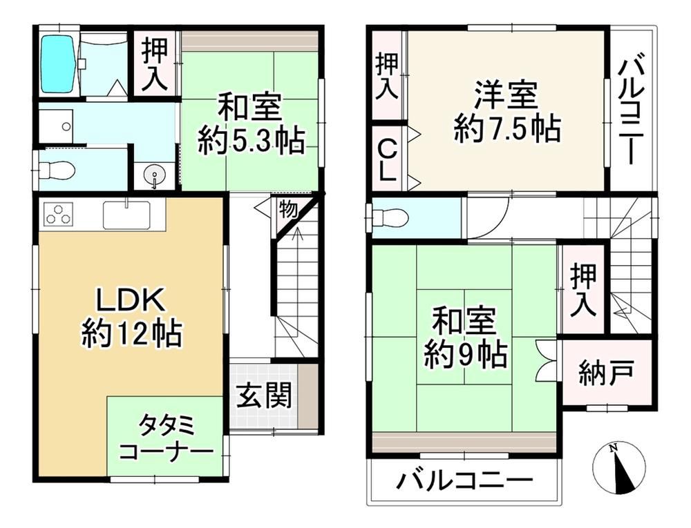 3LDK+S house in Nishi Ward, Sakai, Osaka - Photo 1